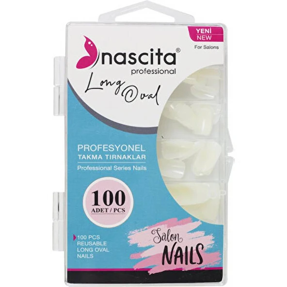 nascita 100lü Kutulu Long Oval Takma Tırnak - 165