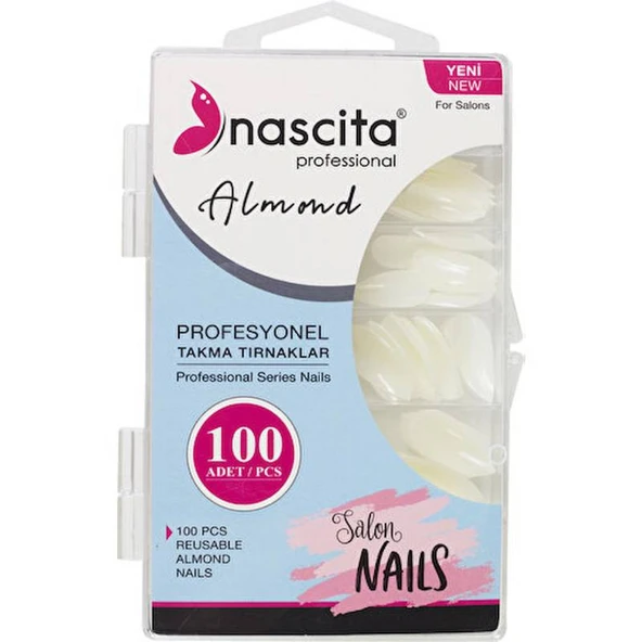 nascita 100lü Kutulu Almond Takma Tırnak - 166