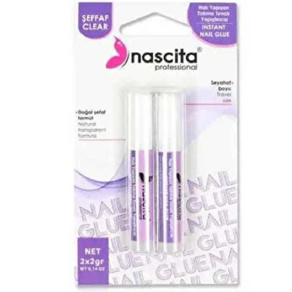 nascita Şeffaf Takma Tırnak Yapıştırıcısı - 05 ürün görseli