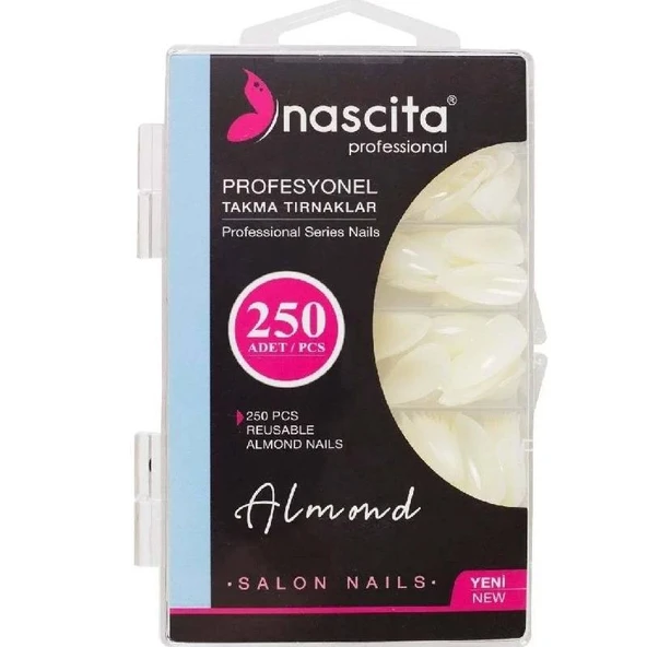 nascita 250'li Kutulu Almond Takma Tırnak - 172
