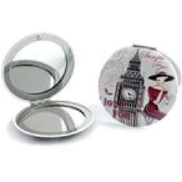 nascita Çanta Tipi Eiffel Makyaj Aynası Iki Farklı Model Ile - 2