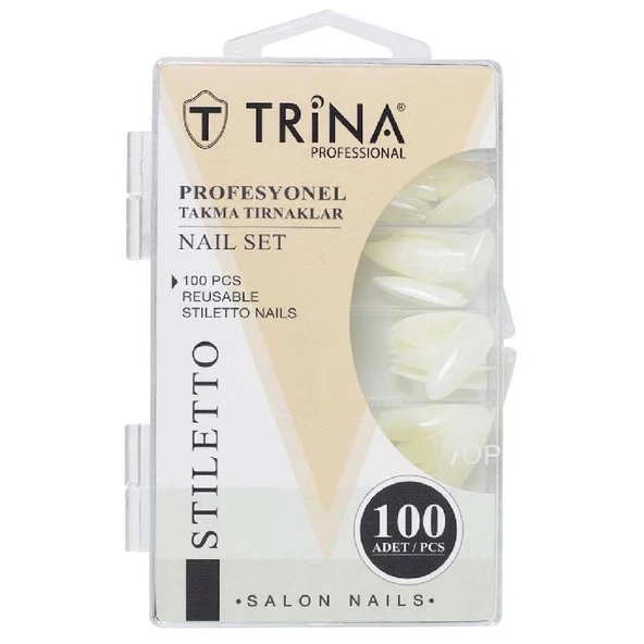 Trina 100 lü Kutulu Stiletto - 01 Modern Tek Ebat