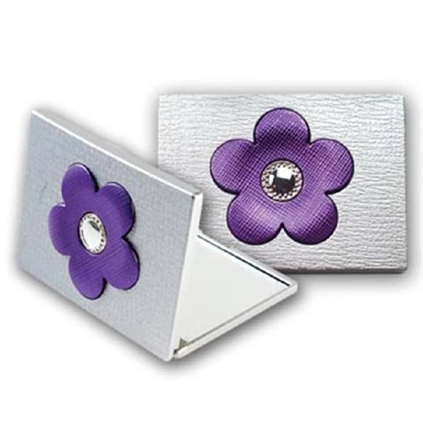 nascita Çanta Tipi Çiçek Desenli Makyaj Aynası