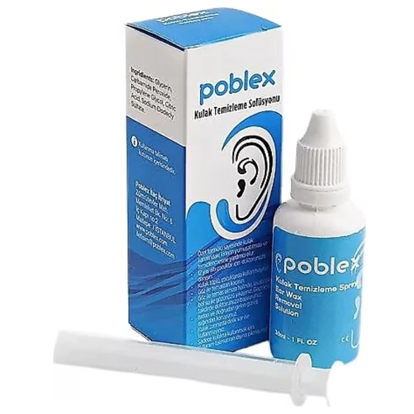 Poblex Kulak Temizleme Solisyon Seti