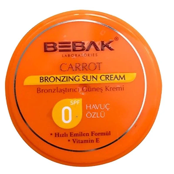 Bebak Havuç Özlü Güneş Kremi 100 ml