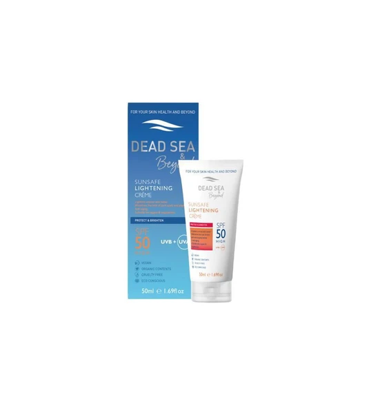 Dead Sea Beyond Dead Sea & Beyond Sunsafe Lightening SPF50 Güneş Kremi 50ML