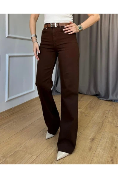 BYB ACI KAHVE PAÇASI KESİK MODEL JEAN - 2