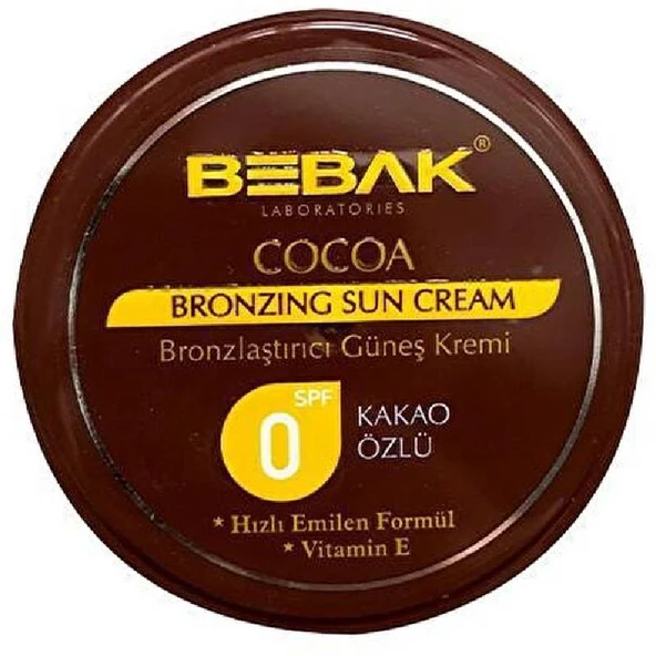 Bebak Güneş Kremi Kakao Özlü Kavanoz 100 ml