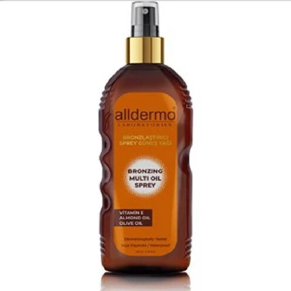 Alldermo Bronzlaştırıcı Sprey Güneş Yağı Spf 15 200 ml