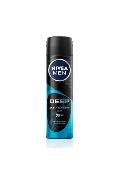 NİVEA MEN DEODORANT DEEP BEAT ERKEK SPREY 150 ML - 2