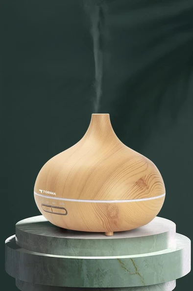 Torima SL-168 Ahşap Humidifier Hava Nemlendirici Ledli Aroma Terapisi Dekoratif Buhar Makinesi - 2