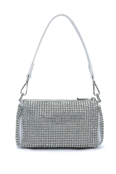 Kadın Vegan Beyaz Kol Çantası - 3