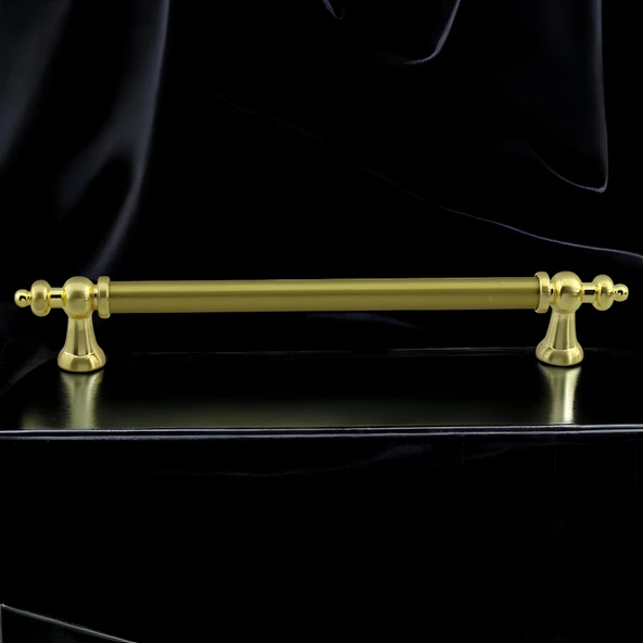 Osmanlı Metal Altın Kulp 192 mm 19.2 cm Mobilya Çekmece Mutfak Dolabı Dolap Kapak Kulplar Kulb Kulpu - Resim 4