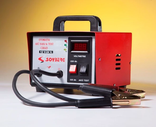 Soyberg 121 Akü Test Cihazı 12-24 V 300 A OTOMATİK İKİ KADEMELİ D