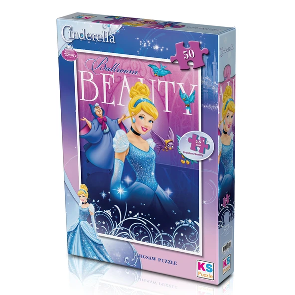 Ks Games Puzzle 50 Parça Cinderella Çocuk Puzzle
