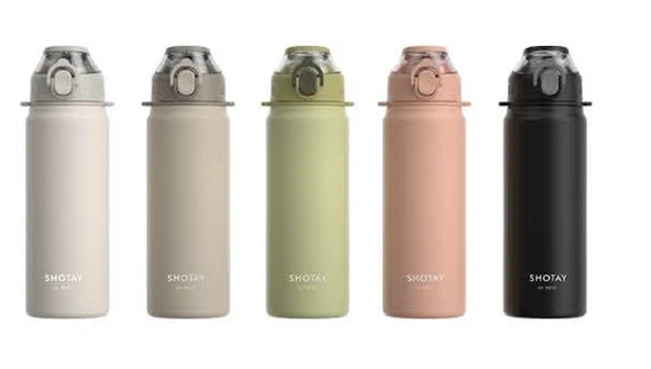 Shotay Çelik Termos Matara 750Ml Siyah - 5