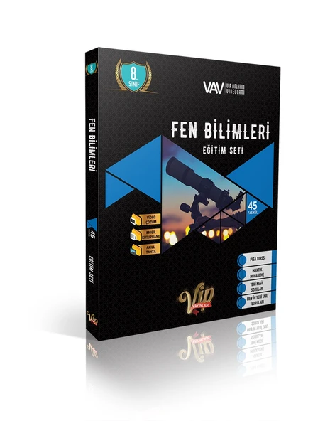 Vip Yayınları Lgs 8. Sınıf Fen Bilimleri Eğitim Seti