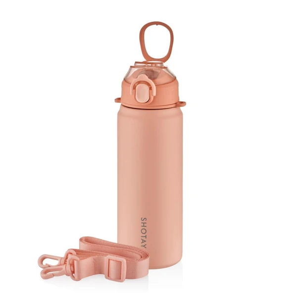 Shotay Çelik Termos Matara 750Ml Pembe