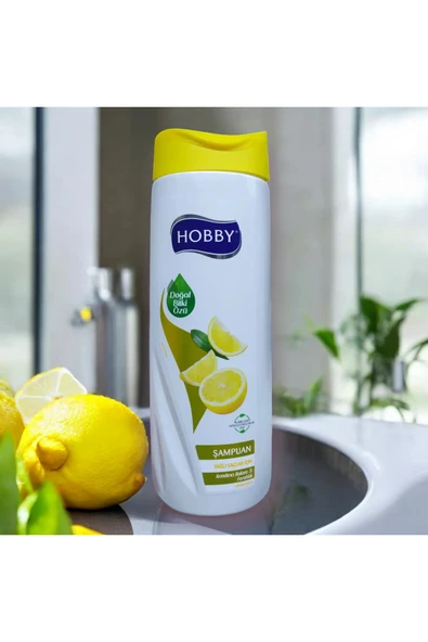 Hobby LİMON ÖZLÜ Şampuan 500ml Doğal Bitki Özlü