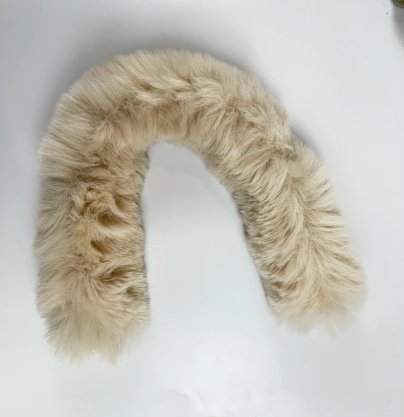 Unısex Kapşonlu Kürklü Astarı Yünlü Premium Bebek Hırka - 5