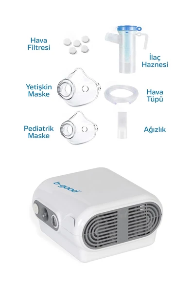 B-Good Kompresörlü Nebulizatör - 3