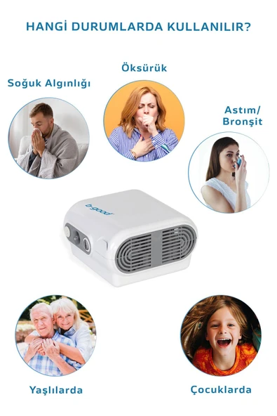 B-Good Kompresörlü Nebulizatör - 2
