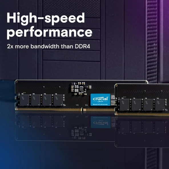 Crucial 16 GB 5600Hz DDR5 CT16G56C46U5 Pc Ram - 3