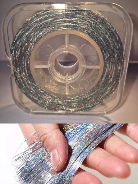 Eagenset Çapari Simi Lazer Hologram Gümüş Gri Makara Sim - 2