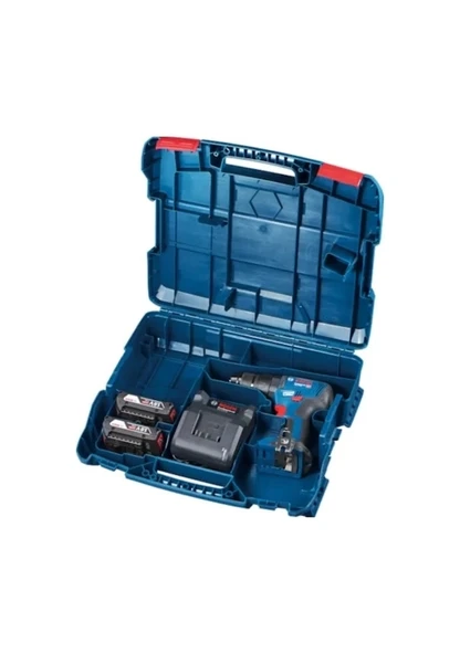 Bosch Professional GSB 18V-50 2x2Ah Çift Akülü Darbeli Delme-Vidalama Makinesi - 06019H5100 - 3