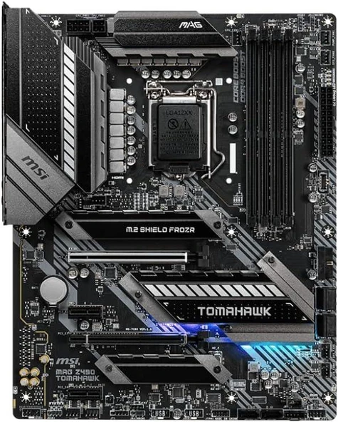 MSI Mag Z490 Tomahawk Intel LGA1200 DDR4 ATX Anakart - Teşhir - 4