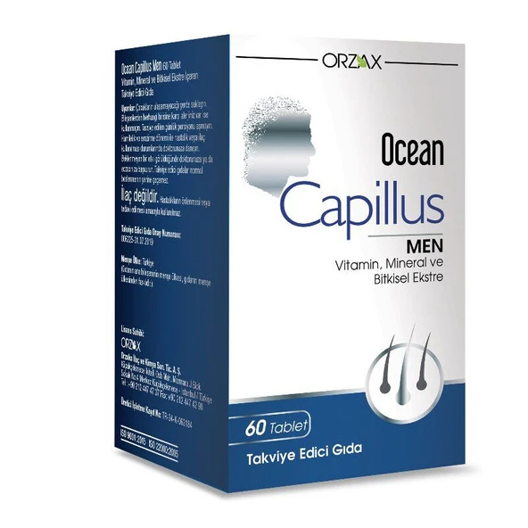 Ocean Capillus Men 60 Tablet ürün görseli 1