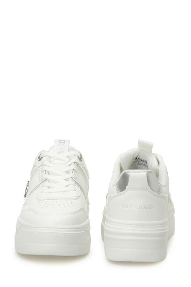 U.S. Polo Assn. CLARKE 5FX 101946719 Kadın Sneaker Ayakkabı Beyaz 36-40 - 5