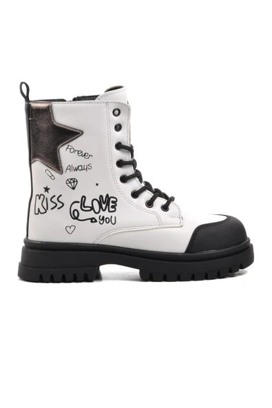 pepino Fk-23-1566 Filet Erkek Çocuk Botu Beyaz