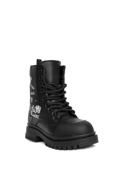 PEPİNO KİDS Pepino PK23-1566 Filet Kız Çocuk Klasik Bot Siyah - Resim 2