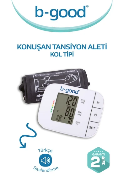 B-Good Konuşan Kol Tipi Tansiyon Aleti - 1