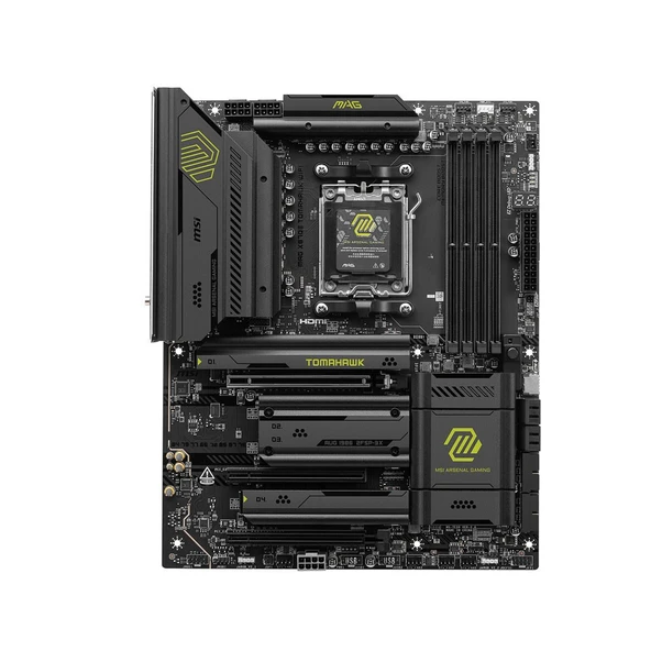 MSI MAG X870E TOMAHAWK WIFI Soket AM5 DDR5 8400Mhz WIFI 7 RGB ATX Anakart - 2