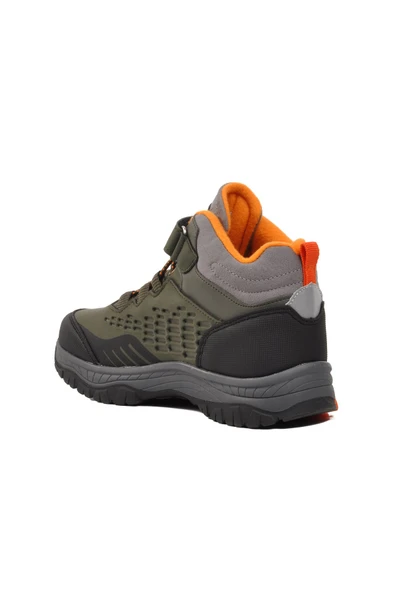 Aspor Pepino 1391-F Haki-Turuncu İçi Polarlı Çocuk Outdoor Bot - 4