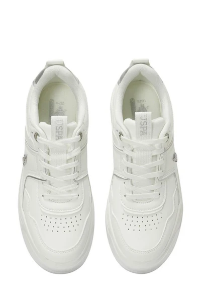 U.S. Polo Assn. CLARKE 5FX 101946719 Kadın Sneaker Ayakkabı Beyaz 36-40 - 4