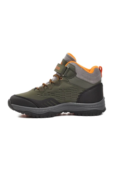 Aspor Pepino 1391-F Haki-Turuncu İçi Polarlı Çocuk Outdoor Bot - 2
