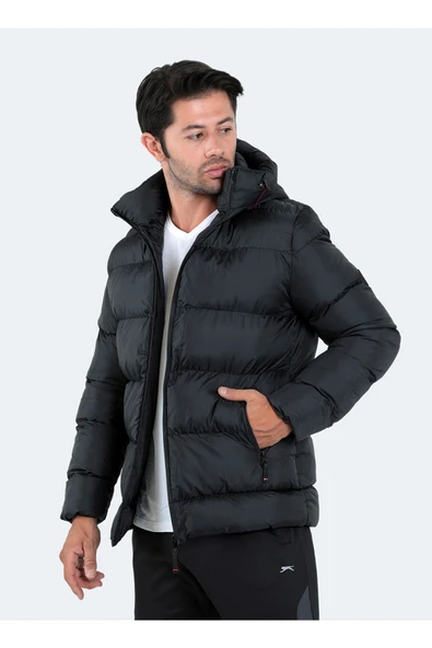 Slazenger Siyah Erkek Mont St22je001-500 Hank - Resim 5