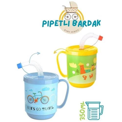 8 ADET Pipetli Bardak