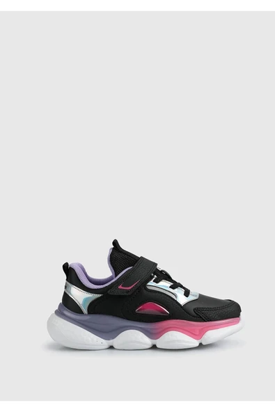 pepino Kız Çocuk Sneaker Siyah-pembe Fk24-1728f ürün görseli 1