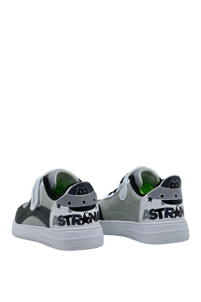 pepino 1723ptk Çocuk Cırtlı Sneaker Gri Siyah - Resim 3