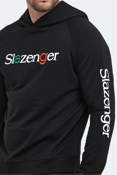 Slazenger KADMOSS Erkek Sweatshirt Siyah - 5