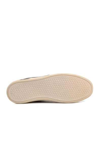 Bulldozer 221160 Siyah Hakiki Deri Erkek Sneaker - Resim 5