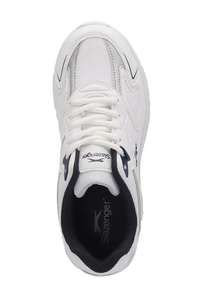 Slazenger Ornella Beyaz Lacivert Kadın Rahat Sneaker Spor Ayakkabı - 4