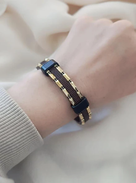 Bileklik Hakiki  Deri Örgü Unisex 21 cm Bilezik - Resim 2