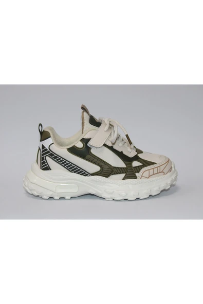 PEPİNO KİDS 1740 PEPİNO UNISEX ÇOCUK SPOR AYAKKABI - KREM HAKİ