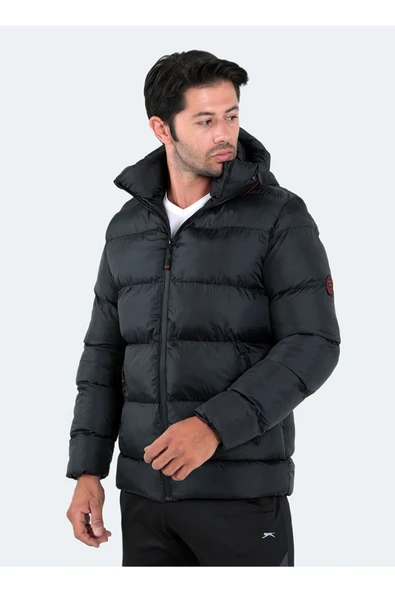 Slazenger Siyah Erkek Mont St22je001-500 Hank - Resim 2