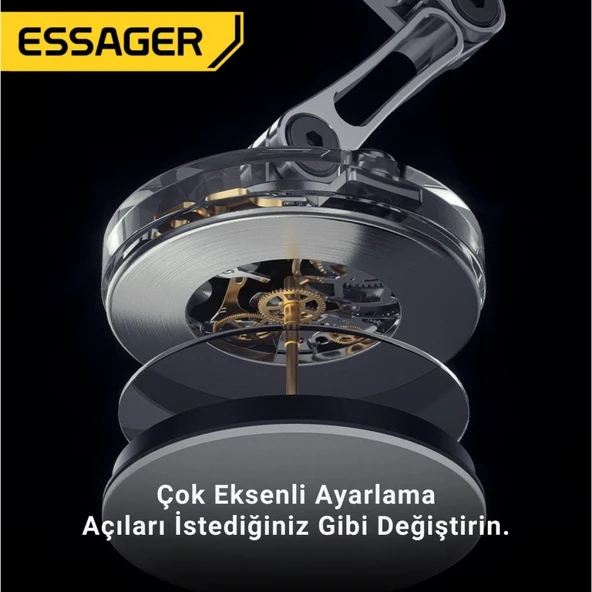 Essager Pro Seri Nano Yapışkanlı Magsafeli Manyetik Telefon Tutucu, Torpido Üstü, Masaüstü Telefon Tutucu - 4
